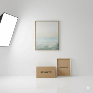 owlmarvel decorative ceramic vase – handcrafted modern accent for living room & bedroom decor