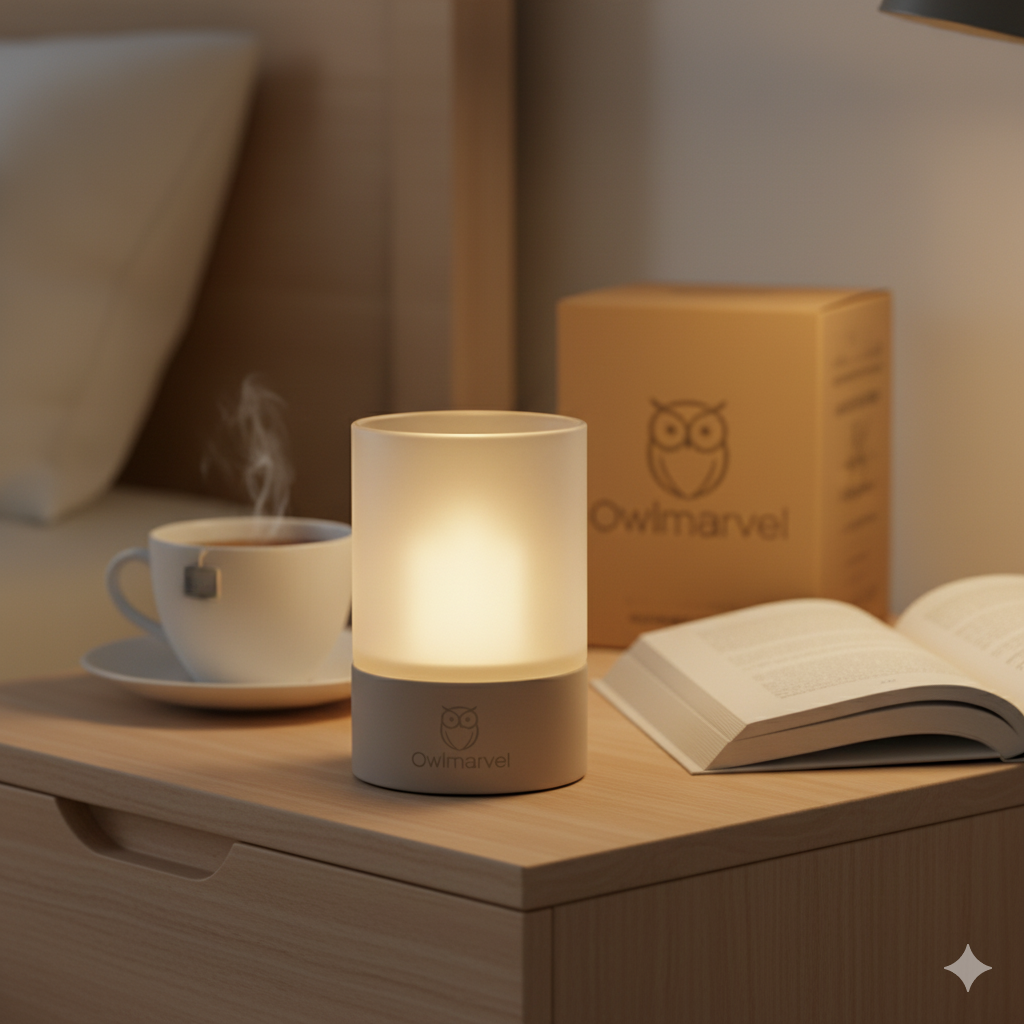 owlmarvel decorative ceramic vase – handcrafted modern accent for living room & bedroom decor