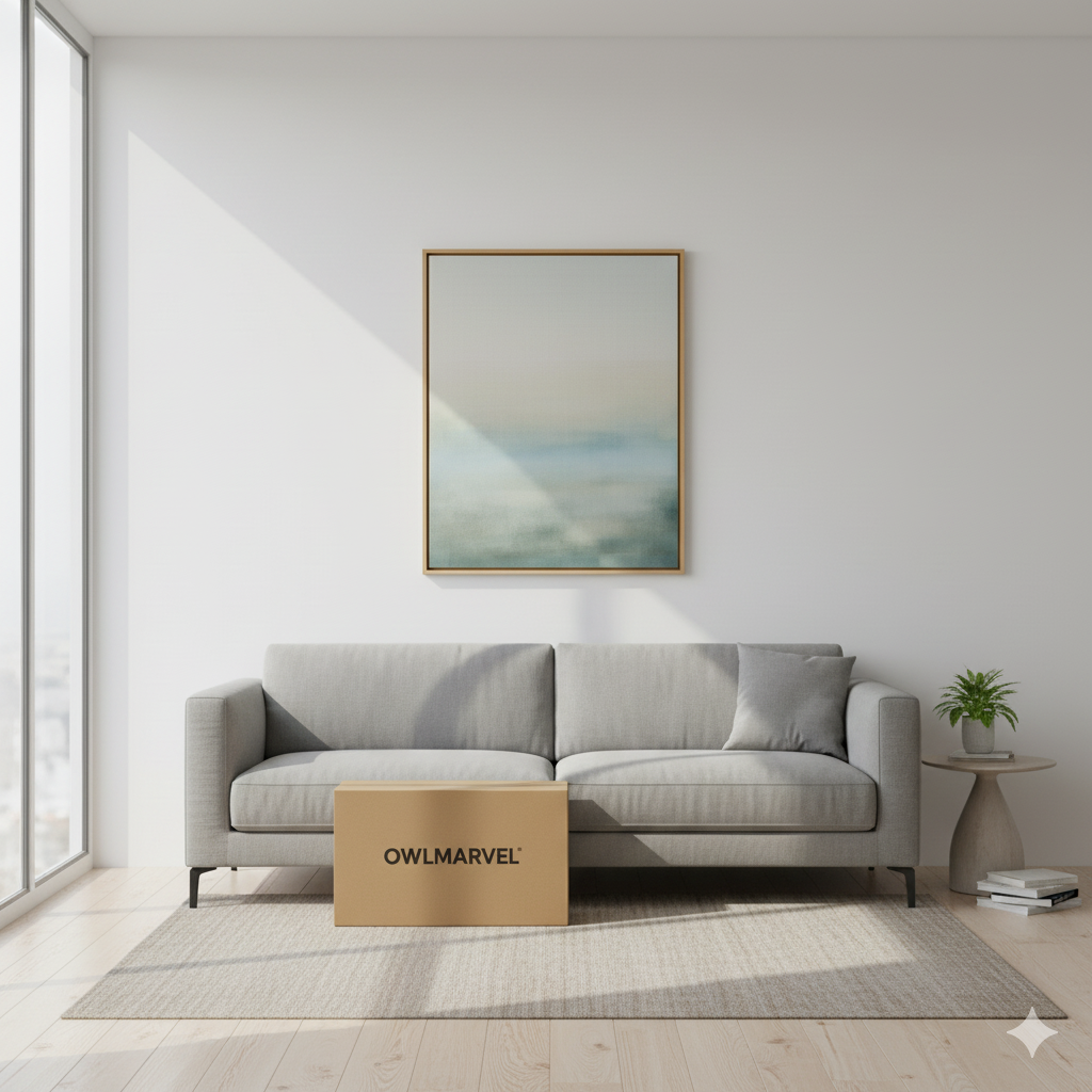 owlmarvel decorative ceramic vase – handcrafted modern accent for living room & bedroom decor