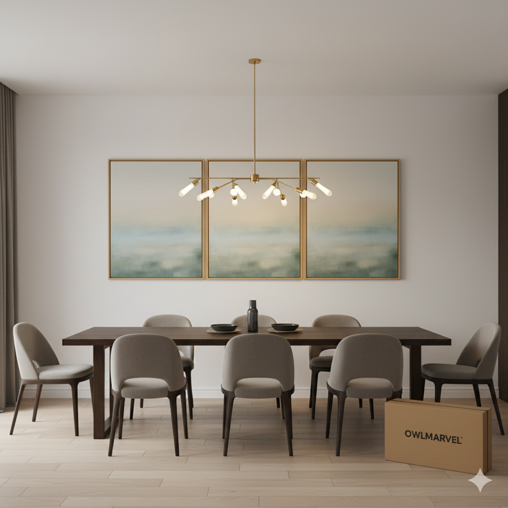 owlmarvel decorative ceramic vase – handcrafted modern accent for living room & bedroom decor