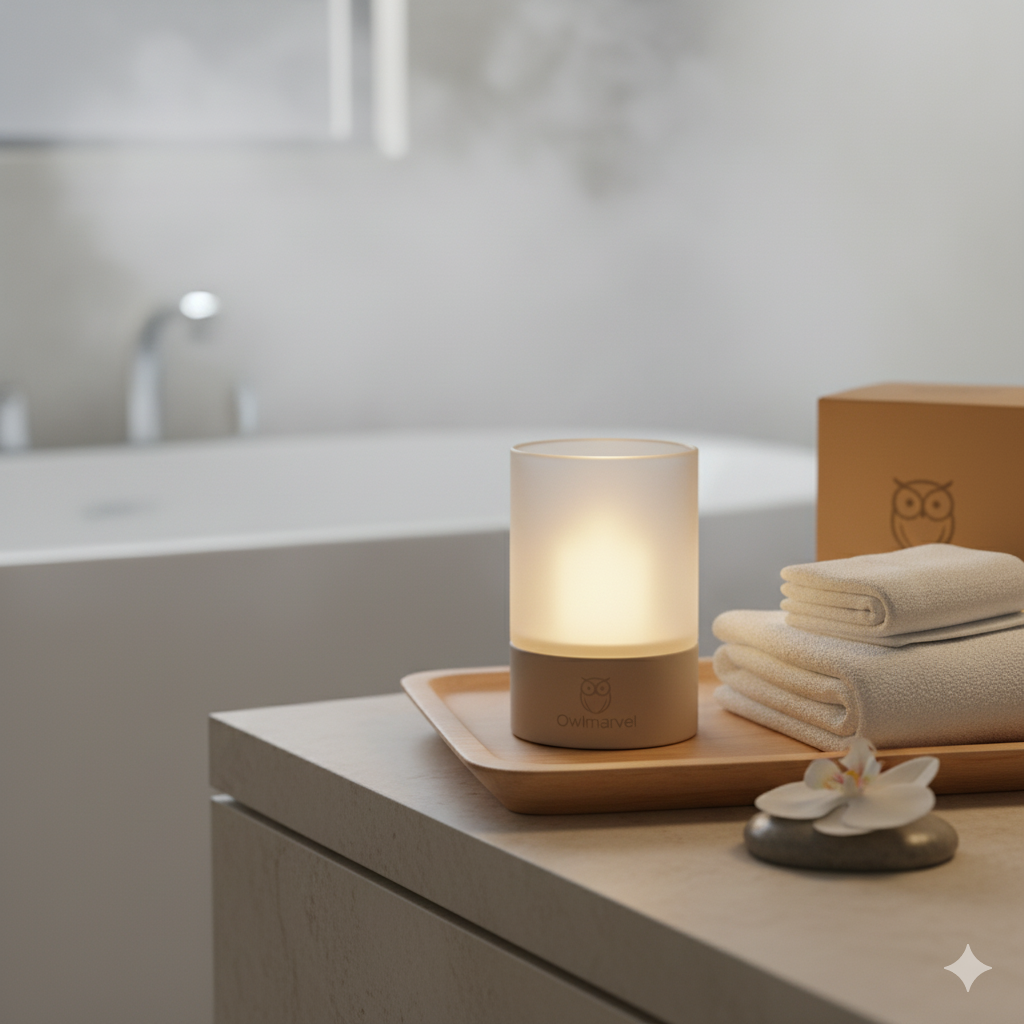 owlmarvel decorative ceramic vase – handcrafted modern accent for living room & bedroom decor