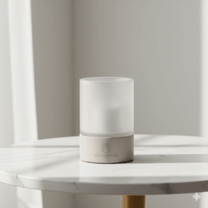 owlmarvel decorative ceramic vase – handcrafted modern accent for living room & bedroom decor