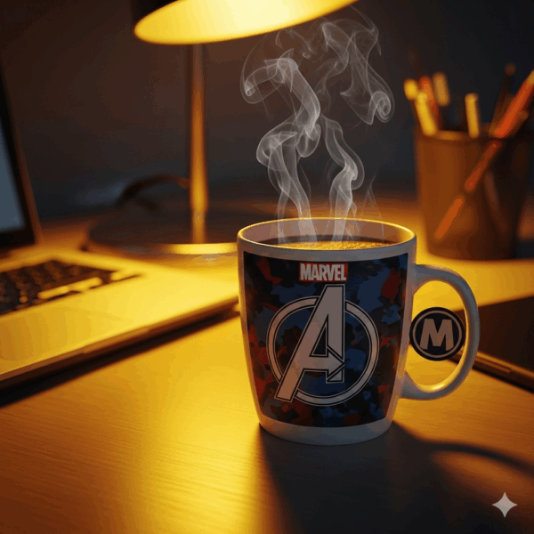 marvel avengers ceramic mug set – superhero decorative kitchen & dining essentials