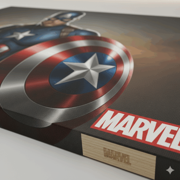 marvel abstract geometric canvas wall art – modern minimalist home decor poster