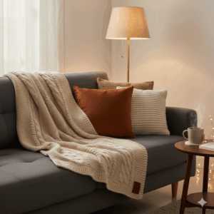 owlmarvel cozy fleece blanket – ultra soft bedding for bedroom & living room comfort