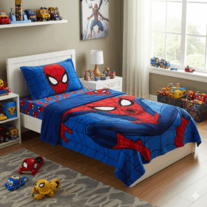 marvel avengers hero print fleece throw blanket – cozy bedding & home comfort