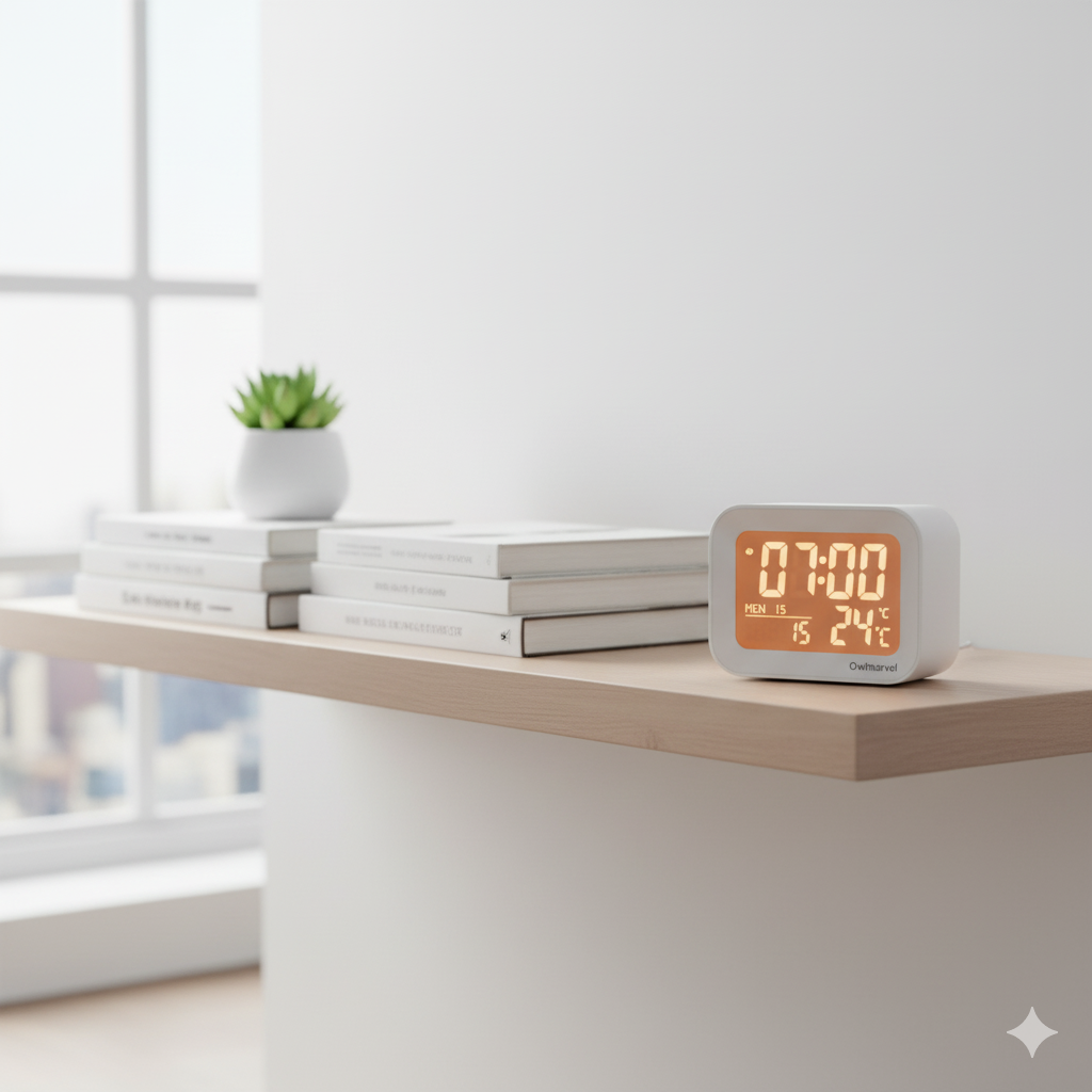 owlmarvel smart led desk lamp with wireless charging – adjustable light for home & office