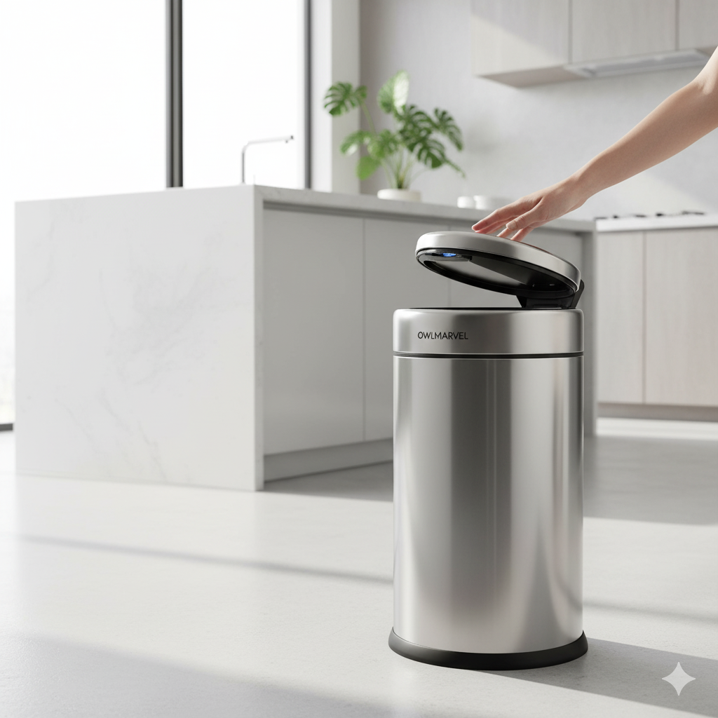 owlmarvel smart led desk lamp with wireless charging – adjustable light for home & office